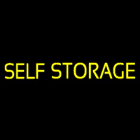 Yellow Self Storage Block Neonkyltti
