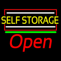 Yellow Self Storage Block With Open 1 Neonkyltti