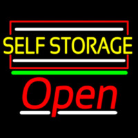 Yellow Self Storage Block With Open 2 Neonkyltti