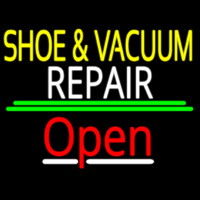 Yellow Shoe And Vacuum White Repair Open Neonkyltti