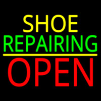 Yellow Shoe Green Repairing Open Neonkyltti