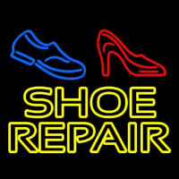 Yellow Shoe Repair With Sandal Shoe Neonkyltti