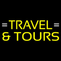 Yellow Travel And Tours Neonkyltti