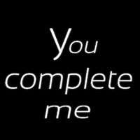You Complete Me Neonkyltti