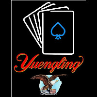 Yuengling Cards Beer Sign Neonkyltti