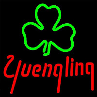 Yuengling Green Clover Beer Sign Neonkyltti