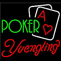 Yuengling Green Poker Beer Sign Neonkyltti