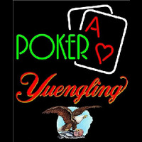 Yuengling Green Poker Beer Sign Neonkyltti