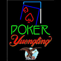 Yuengling Green Poker Red Heart Beer Sign Neonkyltti