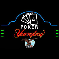 Yuengling Poker Ace Cards Beer Sign Neonkyltti