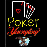 Yuengling Poker Ace Series Beer Sign Neonkyltti
