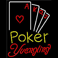 Yuengling Poker Ace Series Beer Sign Neonkyltti