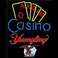 Yuengling Poker Casino Ace Series Beer Sign Neonkyltti