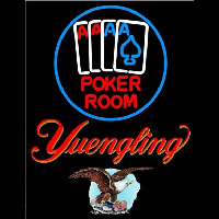 Yuengling Poker Room Beer Sign Neonkyltti