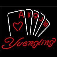 Yuengling Poker Series Beer Sign Neonkyltti