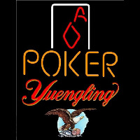 Yuengling Poker Squver Ace Beer Sign Neonkyltti
