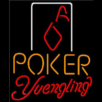 Yuengling Poker Squver Ace Beer Sign Neonkyltti