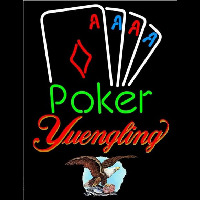 Yuengling Poker Tournament Beer Sign Neonkyltti