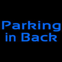 Custom Parking In Back 1 Neonkyltti