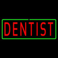 Red Dentist Green Border Neonkyltti