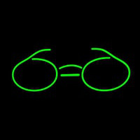 Green Glasses Logo Neonkyltti