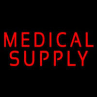 Red Medical Supply Neonkyltti