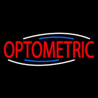 Red Optometric Neonkyltti