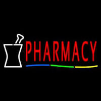 Red Pharmacy Logo Neonkyltti
