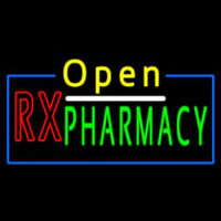 Yellow Open Pharmacy Neonkyltti