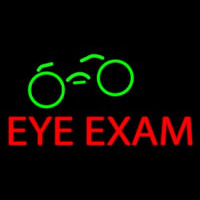 Red Eye E am Green Glass Logo Neonkyltti