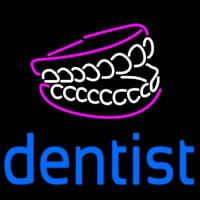 Dentist Tooth Logo Neonkyltti
