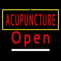 Red Acupuncture With Yellow Border Open Neonkyltti