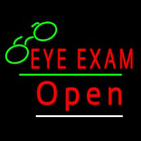 Eye E ams Open Yellow Line Neonkyltti