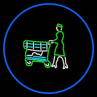 Grocery Logo Neonkyltti