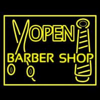 Barber Shop Open Neonkyltti