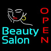 Beauty Salon Open Neonkyltti