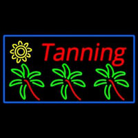 Tanning With Logo Neonkyltti