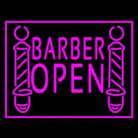 Pink Barber Open Neonkyltti