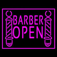 Pink Barber Open Neonkyltti