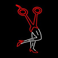 Scissor Logo Neonkyltti