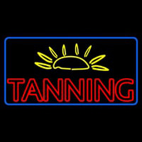 Tanning With Sun Rays Neonkyltti
