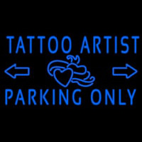 Tattoo Artist Parking Only Neonkyltti