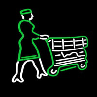 Grocery Logo Neonkyltti