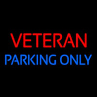 Veteran Parking Only Neonkyltti