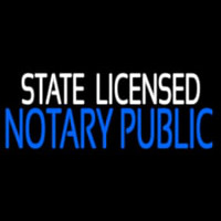 State Notary Public Licensed Neonkyltti