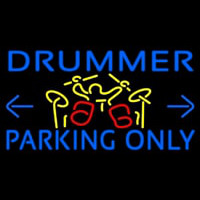 Drummer Parking Only 1 Neonkyltti