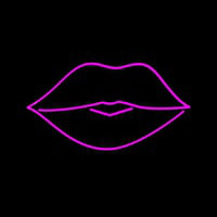 Pink Lips Neonkyltti